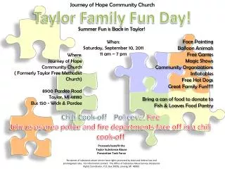 Taylor Family Fun Day!