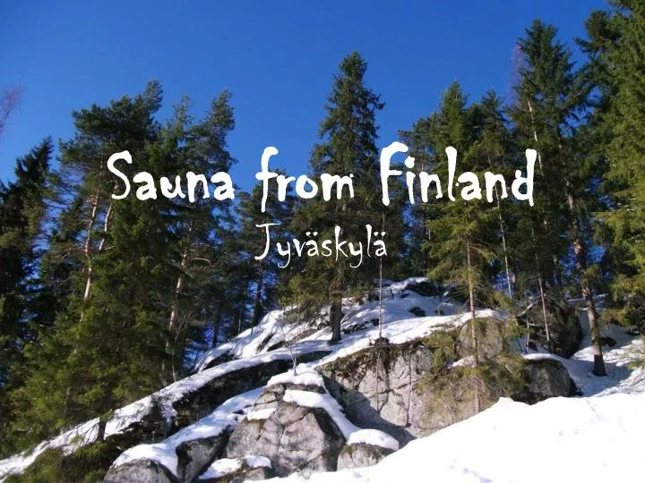 sauna from finland