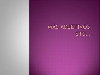 m s adjetivos etc