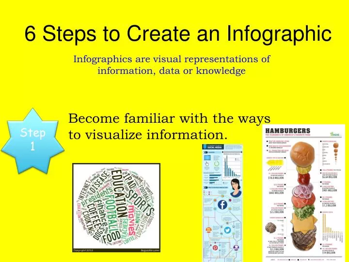 6 steps to create an infographic