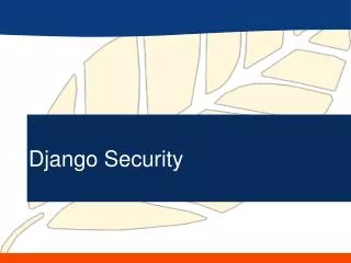 Django Security