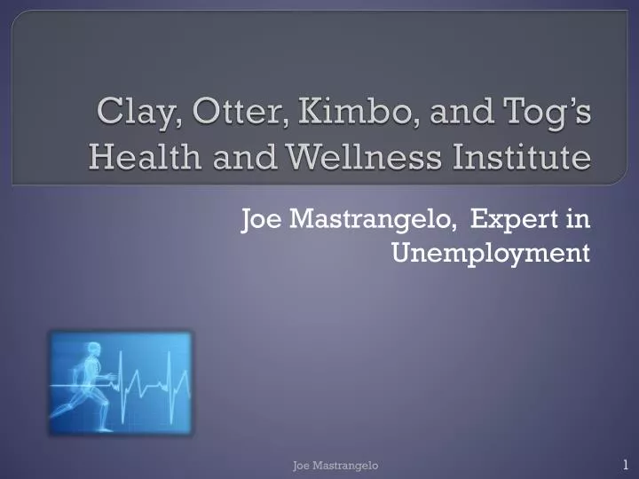 clay otter kimbo and tog s health and wellness institute