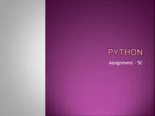 python