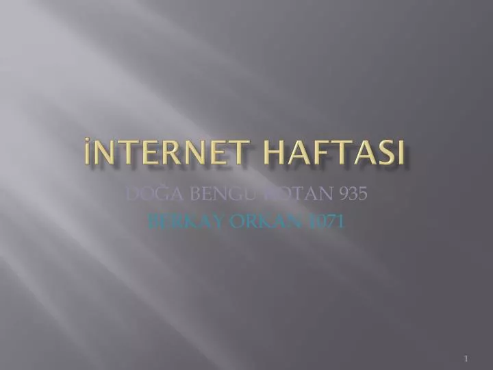 nternet haftasi