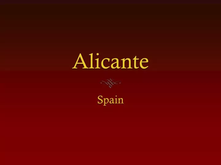 alicante