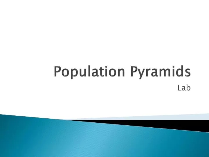 population pyramids