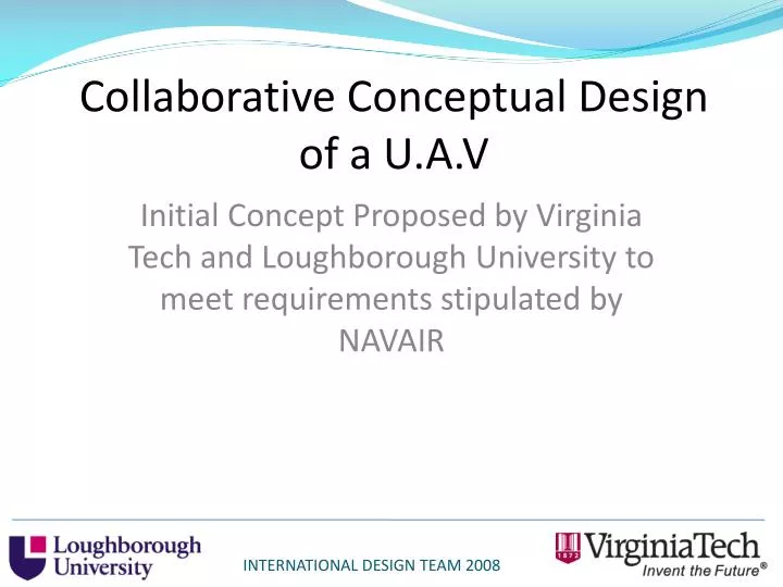 collaborative conceptual design of a u a v