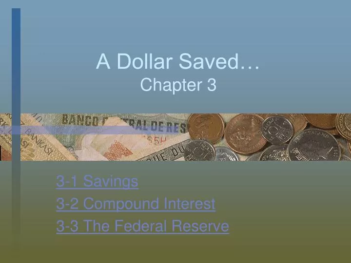 a dollar saved chapter 3