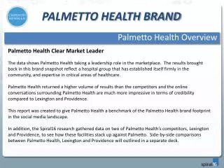 Palmetto Health BRAND
