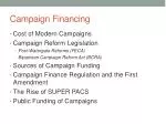Campaign Financing - slide 1