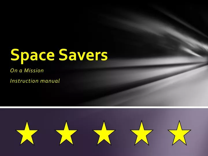 space savers