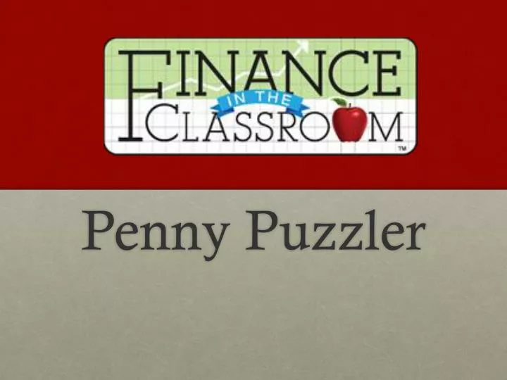 penny puzzler