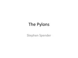 The Pylons