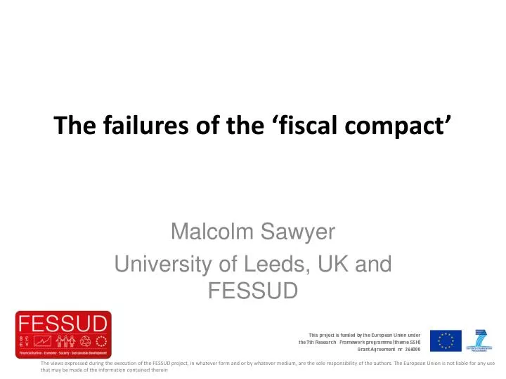 the failures of the fiscal compact