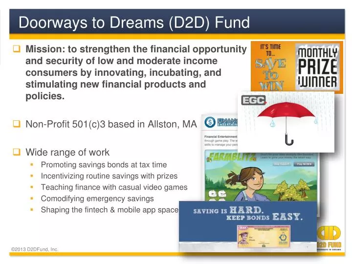 doorways to dreams d2d fund