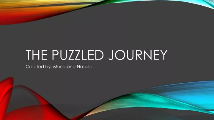 the puzzled journey