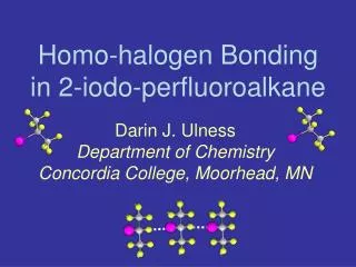 Homo-halogen Bonding in 2-iodo-perfluoroalkane