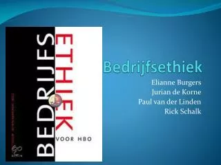 bedrijfsethiek