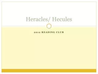 heracles hecules