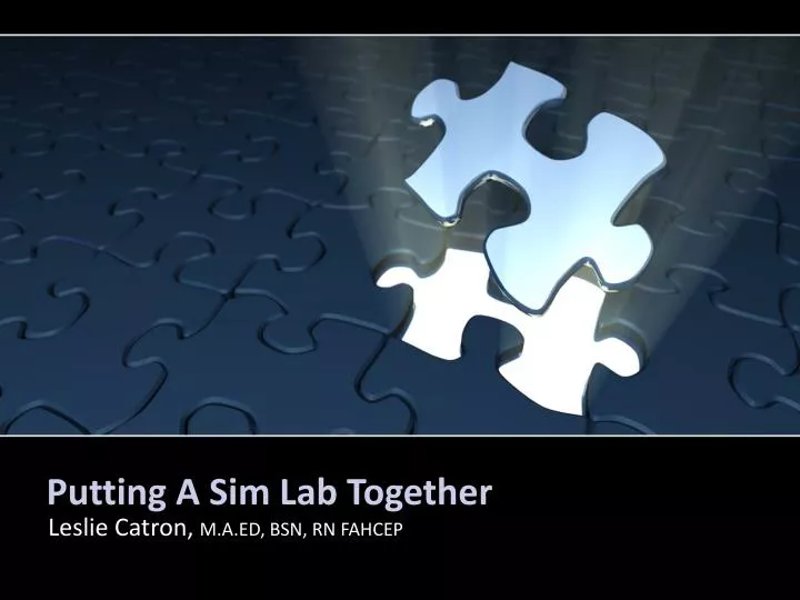 putting a sim lab together