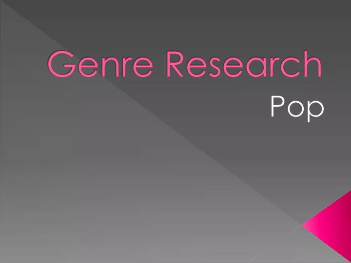 genre research