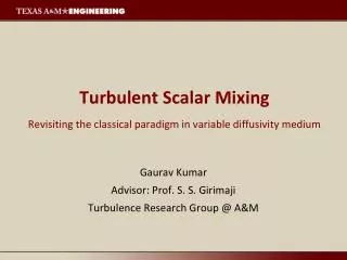 Turbulent Scalar Mixing Revisiting the classical paradigm in variable diffusivity medium