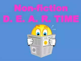 Non-fiction D. E. A. R. TIME