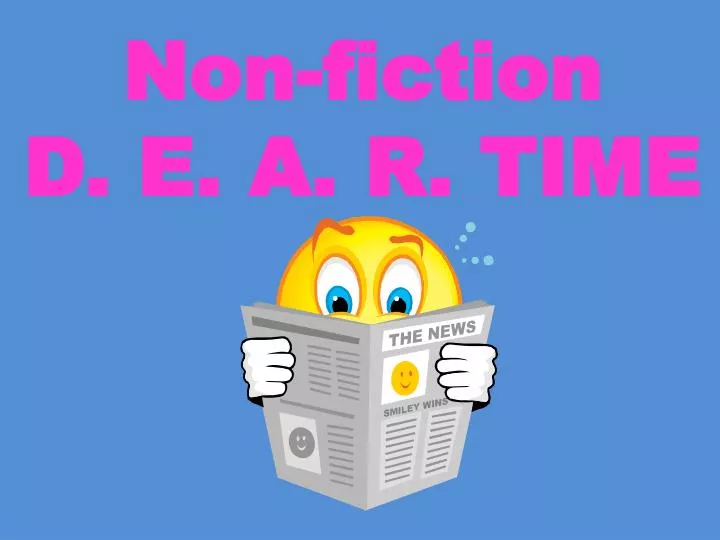 non fiction d e a r time