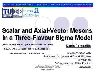 Scalar and Axial-Vector Mesons in a Three- Flavour Sigma Model