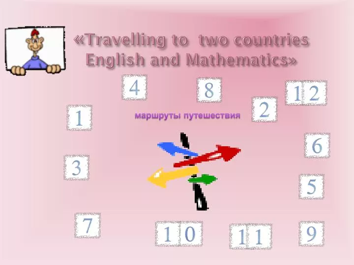 travelling to two countries english and mathematics