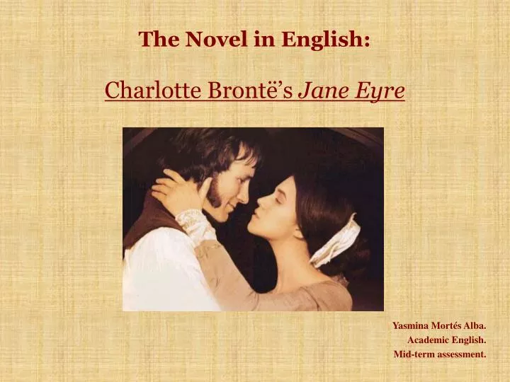 the novel in english charlotte bront s jane eyre