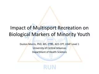 Impact of Multisport Recreation on Biological Markers of Minority Youth