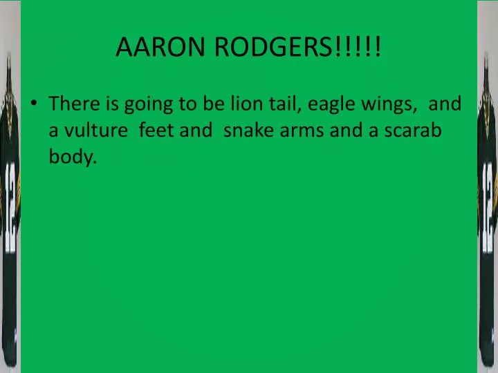 aaron rodgers