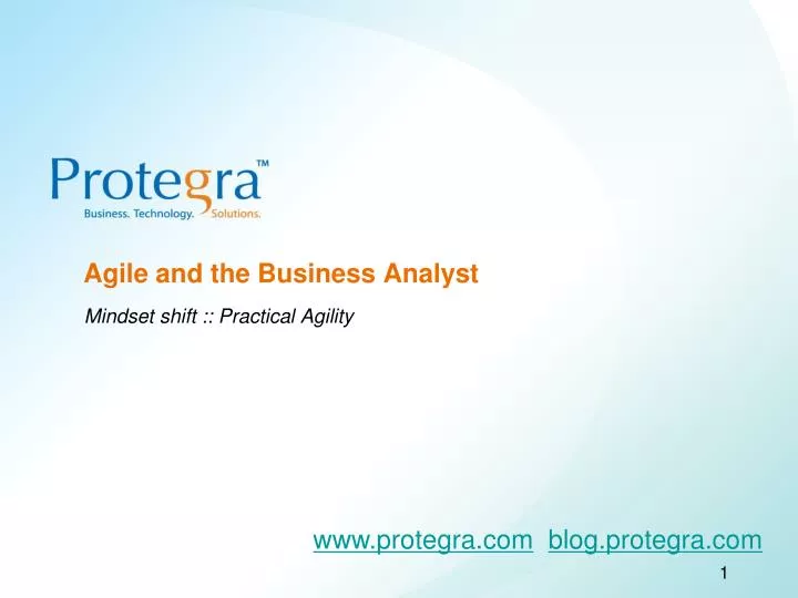 agile and the business analyst