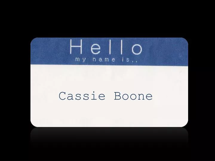 cassie boone