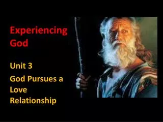 experiencing god