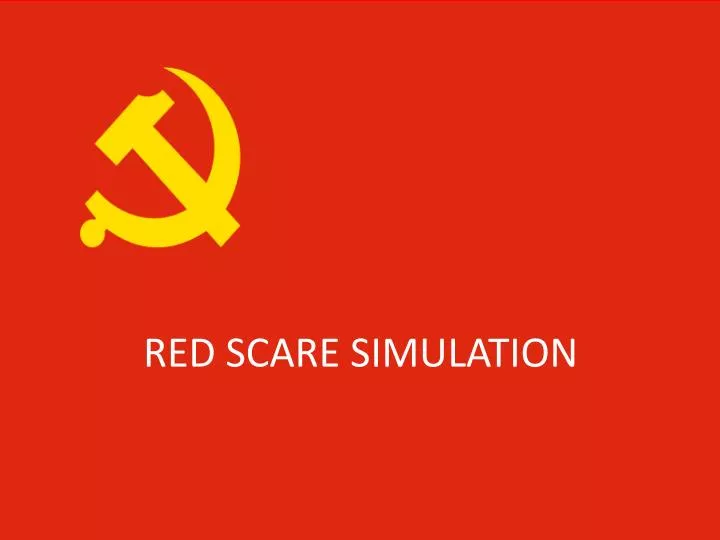 red scare simulation