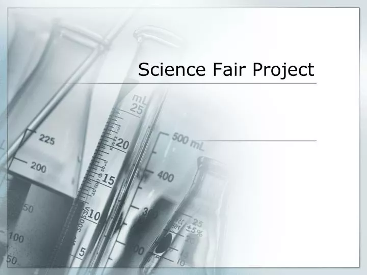 science fair project