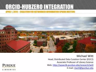 orcid-hubzero integration