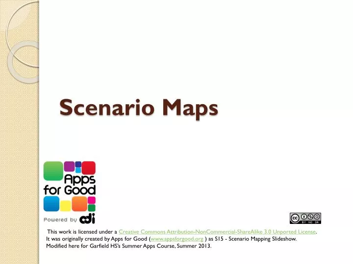 scenario maps