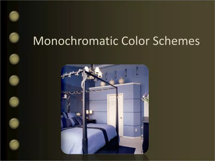 monochromatic color schemes