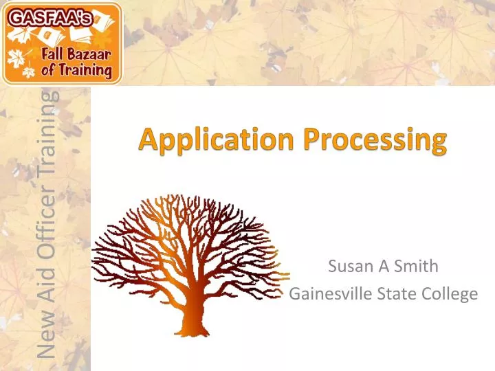 application processing