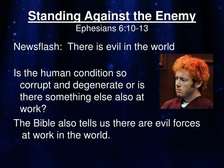 standing against the enemy ephesians 6 10 13
