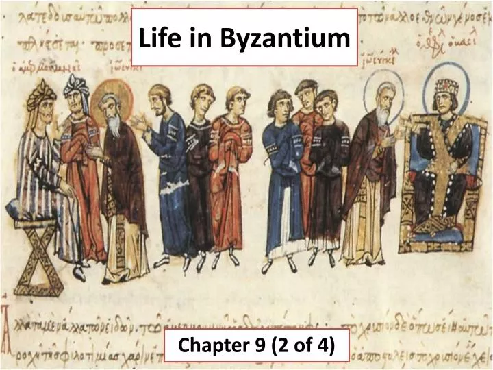 life in byzantium