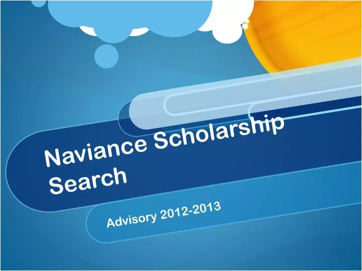 naviance scholarship search