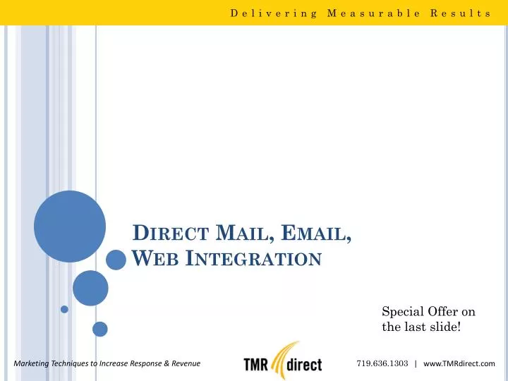 direct mail email web integration