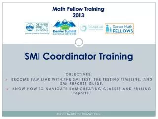 SMI Coordinator Training