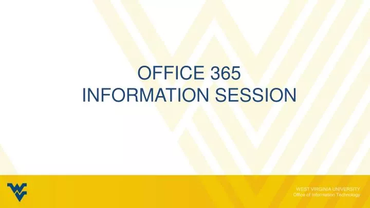 office 365 information session