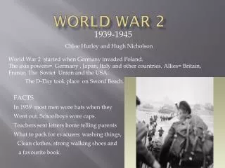 world war 2