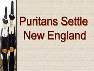 Puritans Settle New England